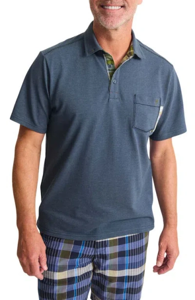 Tommy Bahama Maui Madras Cotton Blend Polo