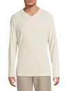 Tommy Bahama Men's Bay Cove Long-sleeve V-neck T-shirt In White