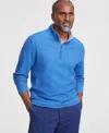 Tommy Bahama Men's Bayview Reversible Quarter-zip Sweater In Palace Blue