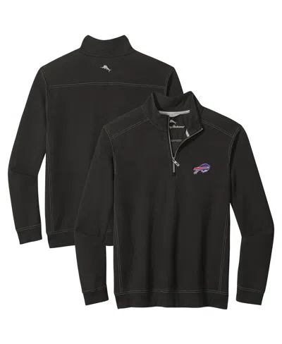 Tommy Bahama Men's Black Buffalo Bills Sport Tobago Half-zip Pullover Sweatshirt