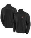 Tommy Bahama Men's Black Cincinnati Bengals Big Tall Tobago Bay Half-zip Sweatshirt In Black