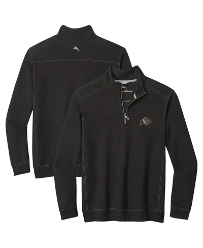 Tommy Bahama Men's Black Colorado Buffaloes Montego Bay Half-zip Jacket
