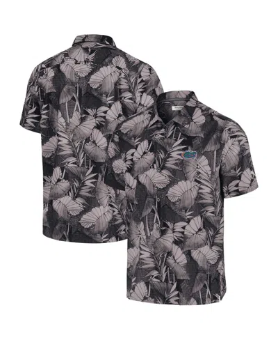 TOMMY BAHAMA MEN'S BLACK FLORIDA GATORS COAST NUEVO FRONDS BUTTON-UP SHIRT