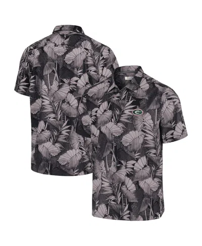 Tommy Bahama Men's Black Georgia Bulldogs Big Tall Coast Nuevo Fronds Islandzone Button-up Shirt