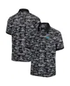 Tommy Bahama Black Texas Longhorns Sport Bay View Islandzone Polo In Black