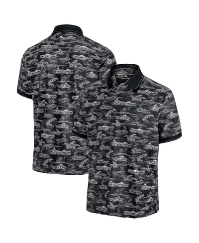 Tommy Bahama Men's Black Oregon Ducks Sport Bay View Islandzone Polo Shirt