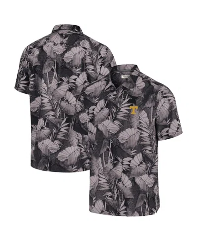 Tommy Bahama Men's Black Tennessee Volunteers Coast Nuevo Fronds Camp Button-up Shirt