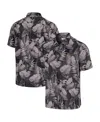 Tommy Bahama Black Ohio State Buckeyes Coast Nuevo Fronds Button-up Shirt In Black