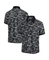Tommy Bahama Black Texas Longhorns Sport Bay View Islandzone Polo In Black