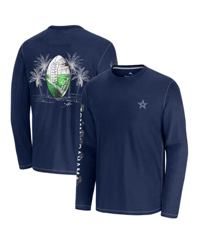 Tommy Bahama Men's Blue Dallas Cowboys Oasis Endzone Lux Long Sleeve T-shirt