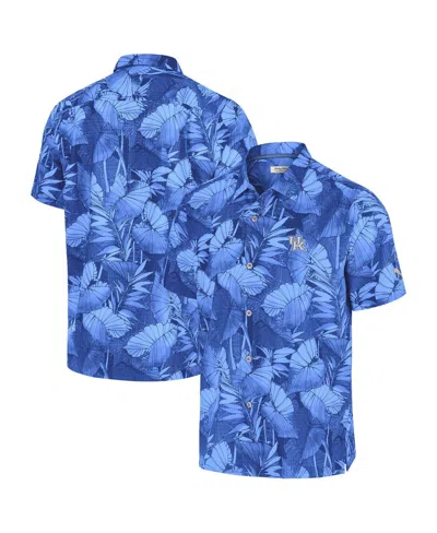 Tommy Bahama Blue Kentucky Wildcats Coast Nuevo Fronds Button-up Shirt