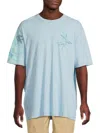 Tommy Bahama Men's Blurred Vines Printed Cotton T-shirt In Blue