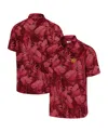 Tommy Bahama Men's Burgundy Washington Commanders Big Tall Coast Nuevo Fronds Islandzone Button-up Shirt In Burgundy