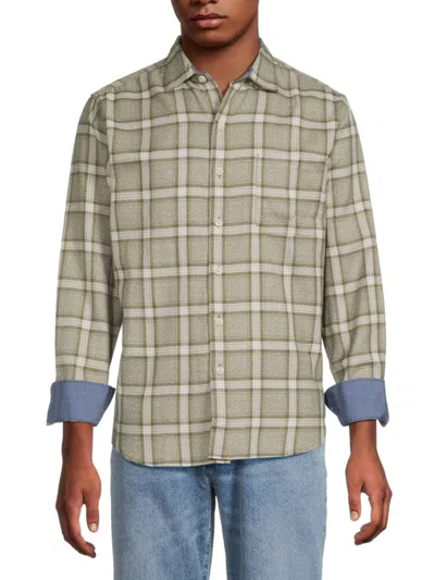 Tommy Bahama Men's Cabo Cove Checked Shirt In Chocolate