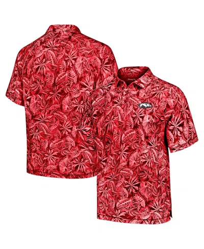 Tommy Bahama Scarlet Ohio State Buckeyes Tropical Score Islandzone Polo