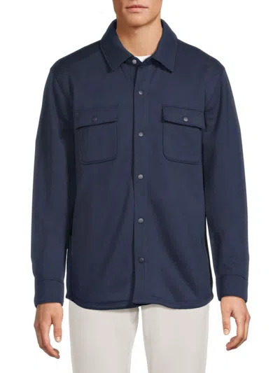 TOMMY BAHAMA MEN'S CASCADE CURVED HEM SHACKET