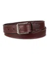 Tommy Bahama Men's Casual Embossed Edge Leather Belt In Brown