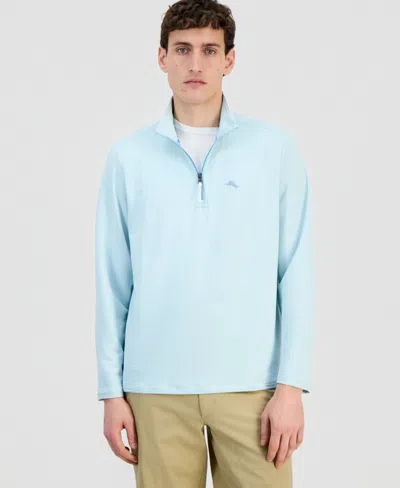 Tommy Bahama Men's Costa Wave Half-zip Top In Blue