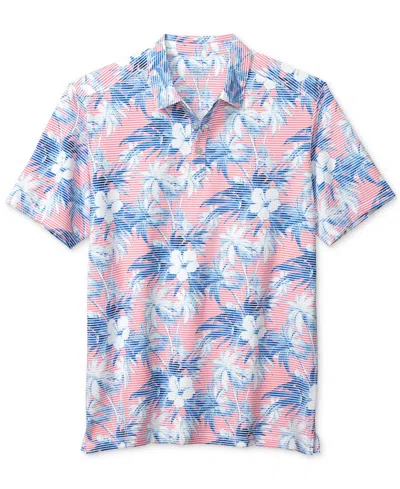 TOMMY BAHAMA MEN'S COSTA WAVE HIBISCUS POLO