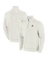 Tommy Bahama Men's Cream San Diego Padres Sport Tobago Bay Tri-blend Half-zip Sweatshirt