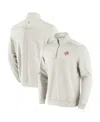 Tommy Bahama Men's Cream New York Yankees Sport Tobago Bay Tri-blend Half-zip Sweatshirt In White