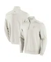Tommy Bahama Men's Cream Philadelphia Phillies Sport Tobago Bay Tri-blend Half-zip Sweatshirt In White