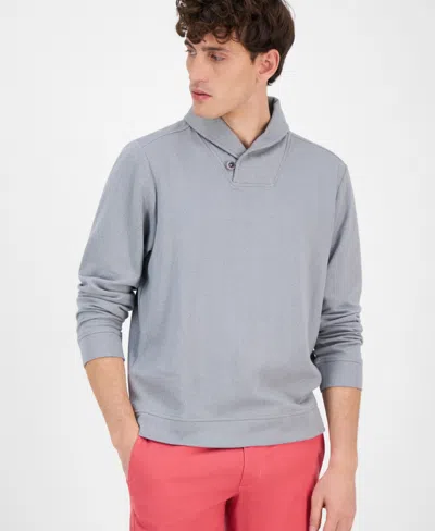 Tommy Bahama Men's Deer Harbor Shawl Collar Sweatshirt In Cave