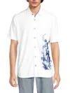TOMMY BAHAMA MEN'S FLORAL GRAPHIC SHIRT