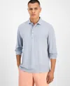 Tommy Bahama Men's Golden Sands Long-sleeve Polo Shirt In Blue