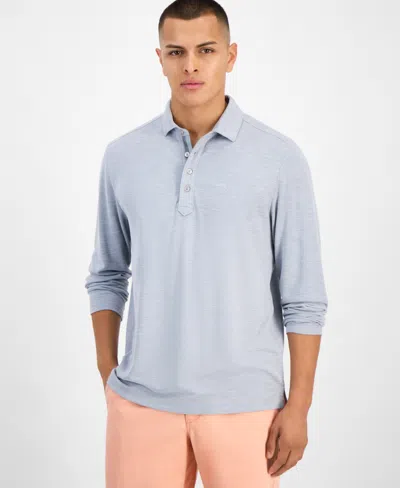 Tommy Bahama Men's Golden Sands Long-sleeve Polo Shirt In Blue