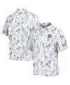 Tommy Bahama Men's Gray Chicago Cubs Sport Cabana Shores Islandzone Tri-blend Polo In Gray