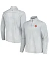 Tommy Bahama Men's  Gray Florida State Seminoles Delray Frond Islandzone Half-zip Jacket In Gray