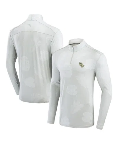Tommy Bahama Men's Gray Illinois Fighting Illini Delray Frond Islandzone Half-zip Jacket
