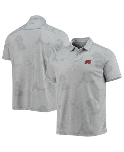 Tommy Bahama Men's Gray Joey Logano Miramar Blooms Polo Shirt