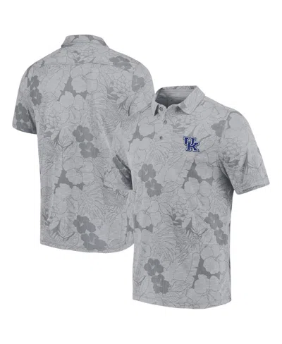 Tommy Bahama Men's Gray Kentucky Wildcats Miramar Blooms Polo Shirt