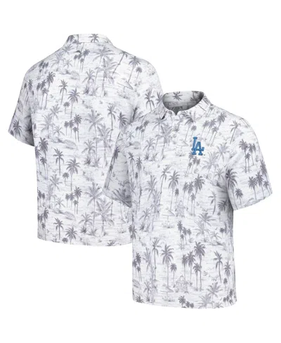 Tommy Bahama Men's Gray Los Angeles Dodgers Sport Cabana Shores Islandzone Tri-blend Polo