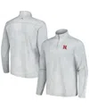 Tommy Bahama Men's  Gray Florida State Seminoles Delray Frond Islandzone Half-zip Jacket In Gray