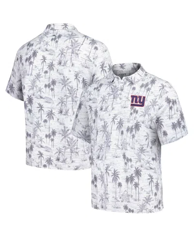 Tommy Bahama Men's Gray New York Giants Cabana Shores Islandzone Tri-blend Polo
