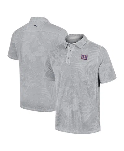 Tommy Bahama Men's Gray New York Giants Sport Santiago Paradise Polo Shirt