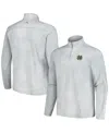 Tommy Bahama Men's  Gray Florida State Seminoles Delray Frond Islandzone Half-zip Jacket In Gray
