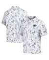 TOMMY BAHAMA MEN'S GRAY PENN STATE NITTANY LIONS SPORT CABANA SHORES ISLAND ZONE TRI-BLEND POLO