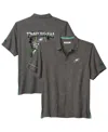 Tommy Bahama Men's Gray Philadelphia Eagles Endzone Paradise Coolmax Button-up Shirt In Gray