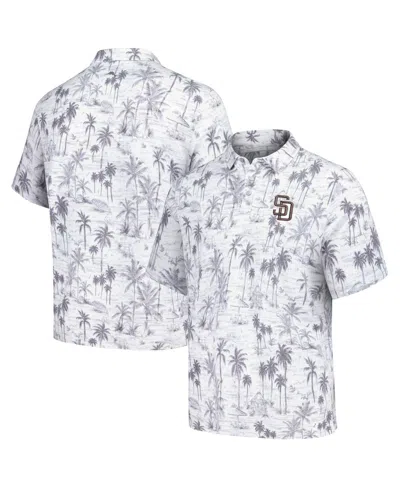 Tommy Bahama Men's Gray San Diego Padres Sport Cabana Shores Islandzone Tri-blend Polo