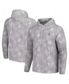 TOMMY BAHAMA MEN'S GRAY SEATTLE MARINERS PALM FRENZY HOODIE LONG SLEEVE T-SHIRT