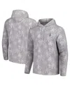 Tommy Bahama Gray Seattle Mariners Palm Frenzy Hoodie Long Sleeve T-shirt In Gray