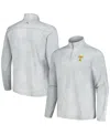Tommy Bahama Men's  Gray Florida State Seminoles Delray Frond Islandzone Half-zip Jacket In Gray