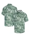 Tommy Bahama Men's Green Bay Packers Coconut Point Isla Palmetto Camp Button-up Shirt In Green