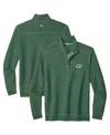 Tommy Bahama Men's Green Green Bay Packers Sport Tobago Half-zip Jacket In Green