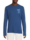 Tommy Bahama Men's High Tide Hangout Cotton Long-sleeve T-shirt In Blue