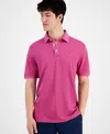 Tommy Bahama Men's Solid Cotton Short-sleeve Lookout Polo Shirt In Island Navy